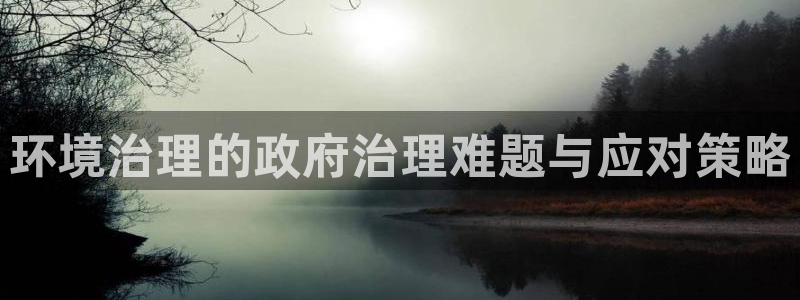 凯发k8·中国官方网站|环境治理的政府治